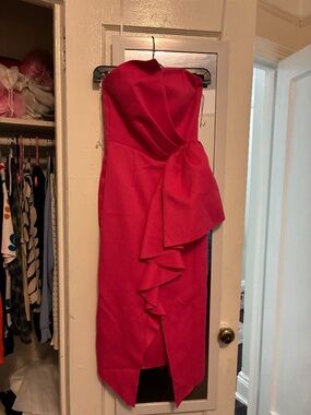 Elliatt fuschia pink beautiful strapless dress